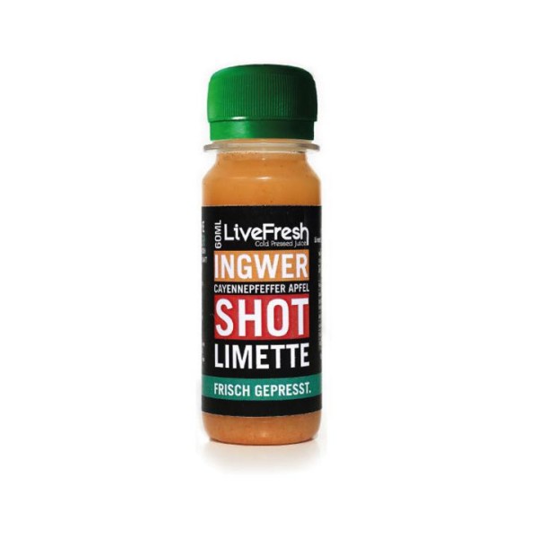 LiveFresh - Frische-Shot Ingwer Cayenne
