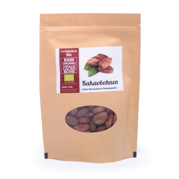 Kakaobohnen - ganz - Bio und Rohkostqualität