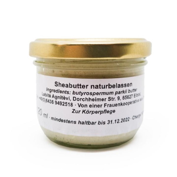 Sheabutter naturbelassen 120ml