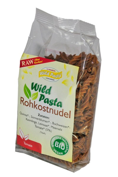 Bio Rohkostnudeln - Tomate - Wild Pasta
