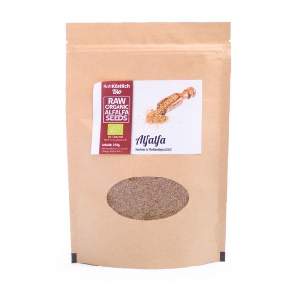 Alfalfa Samen - Bio und Rohkostqualität - 250g