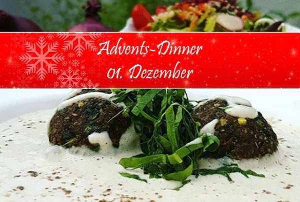 01. Dezember: Adventsdinner