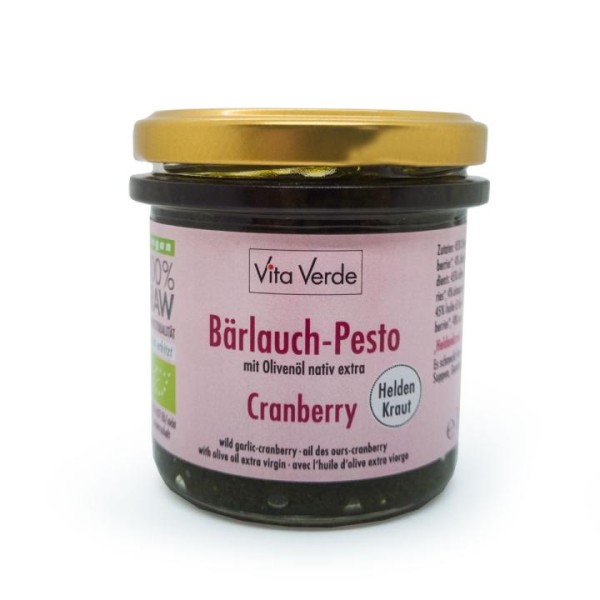 Bio Bärlauch - Cranberry Pesto - Heldenkraut
