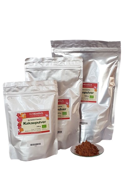 Rohes Bio - Kakaopulver aus Peru