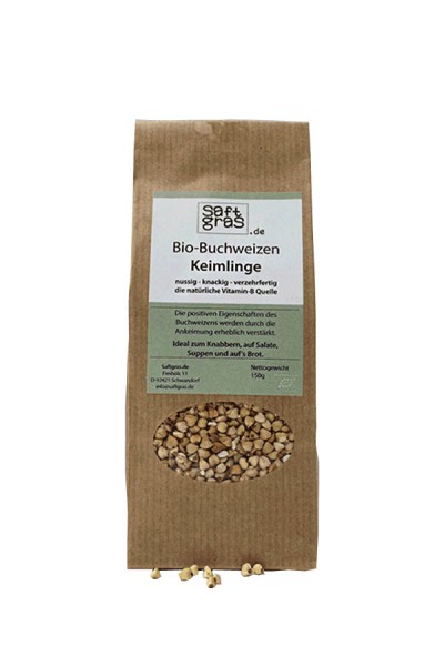 Bio Buchweizen - Keimlinge - saftgras.de