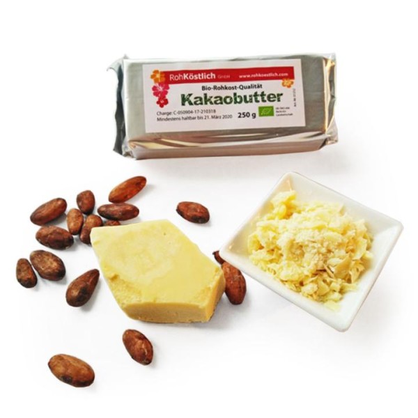 Bio Kakaobutter - Rohkostqualität