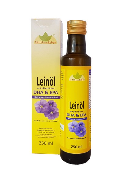 Bio Leinöl mit DHA von brunozimmer