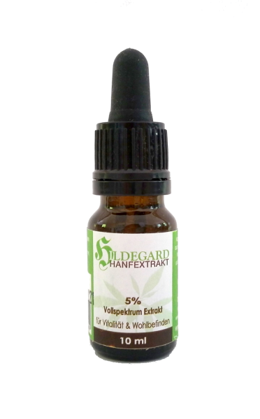 CBD Öl 5 % - Vollspektrum-Cannabinoid - in Rohkost-Qualität