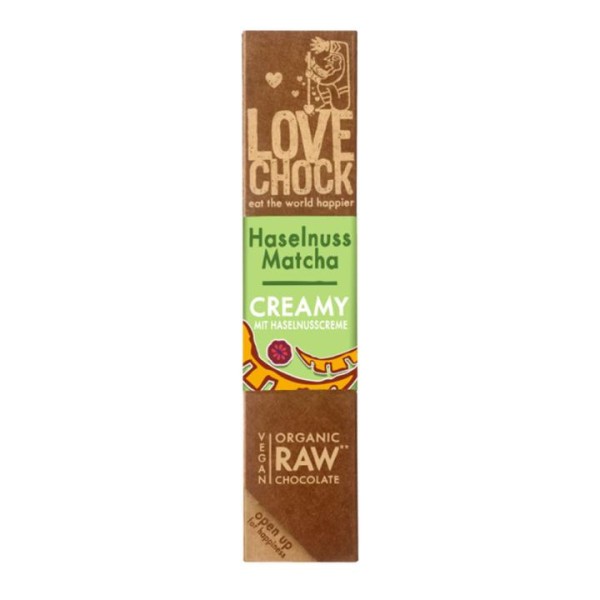 Lovechock - Haselnuss / Matcha - Riegel