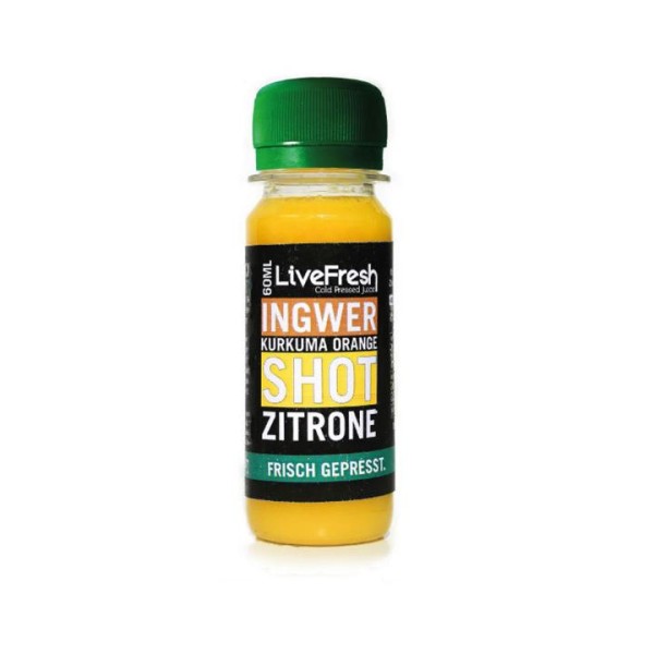 LiveFresh - Frische-Shot Ingwer Kurkuma